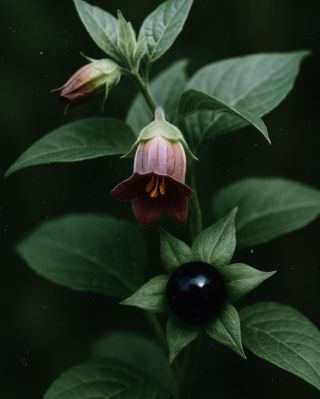 ⚠️zmíňka o smrti⚠️ Belladonna atropa – The deadly nightshade – Rulík zlomocný – tři různé kouzelné názvy ale pouze jedno...
